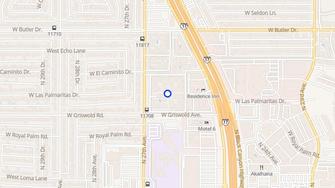 Map for Desert Lakes Apartments - Phoenix, AZ