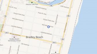 Map for Mariner Apartments - Bradley Beach, NJ