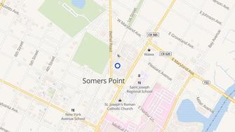 Map for Atlantis Apartments - Somers Point, NJ