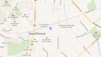 Map for Dartmouth House - Swarthmore, PA