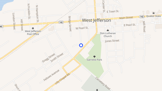 Map for Devonshire West Apartments - West Jefferson, OH