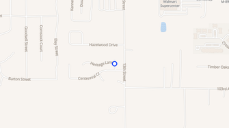 Map for Heritage Meadows Apartments - Plainwell, MI