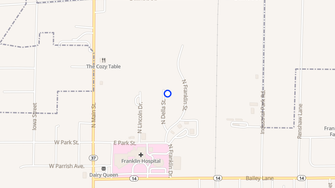 Map for Shawnee Apartments - Benton, IL