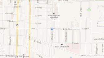 Map for Village Apartments - Centralia, IL