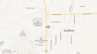 Map for Lewis and Clark Apartments - Godfrey, IL