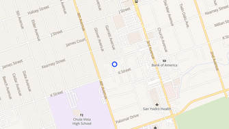 Map for Villa K Apartments - Chula Vista, CA