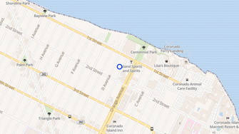 Map for Jolacor Apartments - Coronado, CA