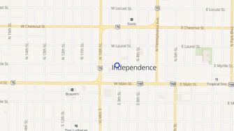 Map for Village Eight Apartments - Independence, KS