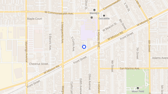Map for El Rancho Apartments - Alhambra, CA