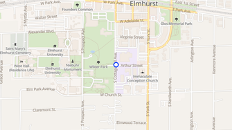 Map for Parkview Apartments - Elmhurst, IL