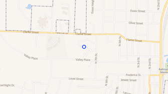 Map for Cedar Valley Apartments - De Soto, MO
