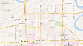 Map for South Main - Minot, ND