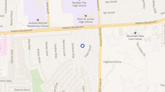 Map for Casa de Alicia Apartments - Boulder City, NV
