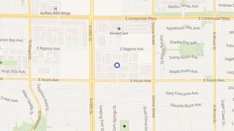 Map for  Broadstone Azure and Broadstone Indigo - North Las Vegas, NV