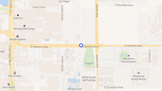 Map for Las Vegas Americana Inn - Las Vegas, NV