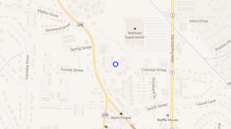 Map for Valley Ridge Apartments - Lagrange, GA