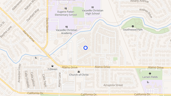 Map for Alamo Garden Apartments - Vacaville, CA