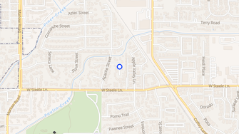 Map for Papago Court Apartments - Santa Rosa, CA