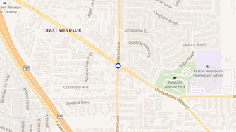 Map for Vinecrest Senior Apartments - Windsor, CA