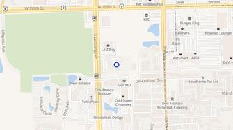 Map for Brookdale Orland Park  - Orland Park, IL