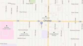 Map for Diamond Heights Senior Housing - Onawa, IA