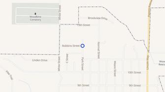 Map for Woodlands Apartments - Woodbine, IA