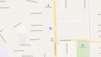 Map for Pebblewalk Apartments - Houston, TX