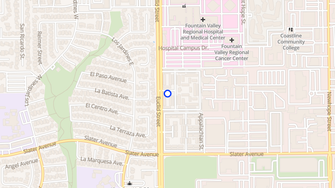 Map for Valley Park Apartments - Fountain Valley, CA