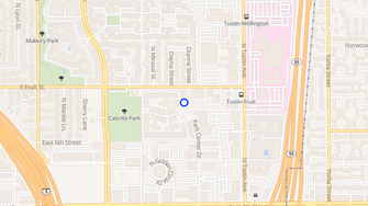 Map for Lake Diane Apartments - Santa Ana, CA