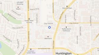 Map for Fountain Glen at Seacliff Senior Apartments - Huntington Beach, CA