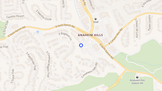 Map for Canyon Hills Club - Anaheim Hills, CA