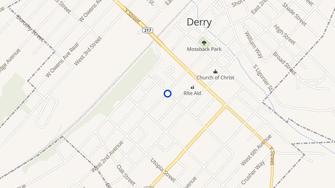 Map for Derry Round House Court - Derry, PA