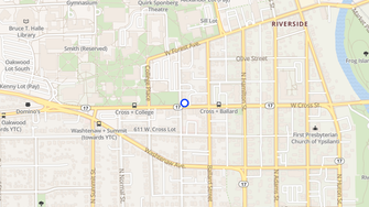 Map for Barnes & Barnes Apartments - Ypsilanti, MI