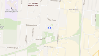 Map for Hidden Ridge Apartments - Delaware, OH