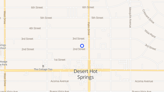 Map for Biltmore Apartments - Desert Hot Springs, CA