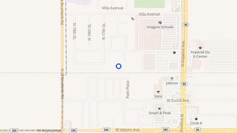 Map for Valley Apartments - El Centro, CA