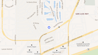 Map for Oak Leaf Apartments - Oceanside, CA