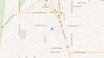 Map for Casa Loma Apartments - Fallbrook, CA