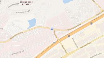 Map for Wood Chase Apartments - Norcross, GA