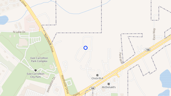 Map for English Village Apartments - Carrollton, GA