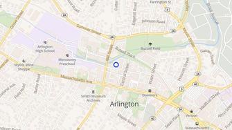 Map for Millbrook - Arlington, MA