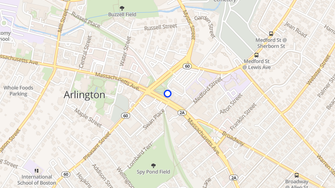 Map for Warren Realty - Arlington, MA