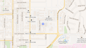 Map for Centennial Apartments - Provo, UT
