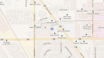 Map for Hidden Cove Apartments - Layton, UT