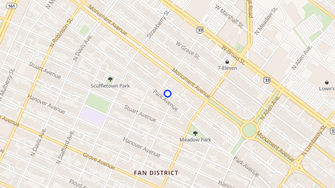 Map for 2036 Park Avenue - Richmond, VA