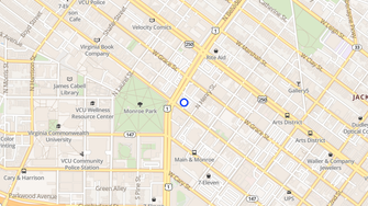 Map for Monroe Park Towers - Richmond, VA