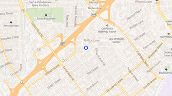 Map for Sheri Apartments - San Luis Obispo, CA