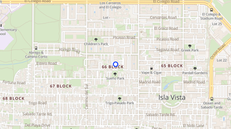 Map for French Quarter Apartments - Goleta, CA
