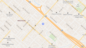 Map for City Walk - Santa Barbara, CA