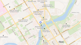 Map for River Place Apartments - Flint, MI